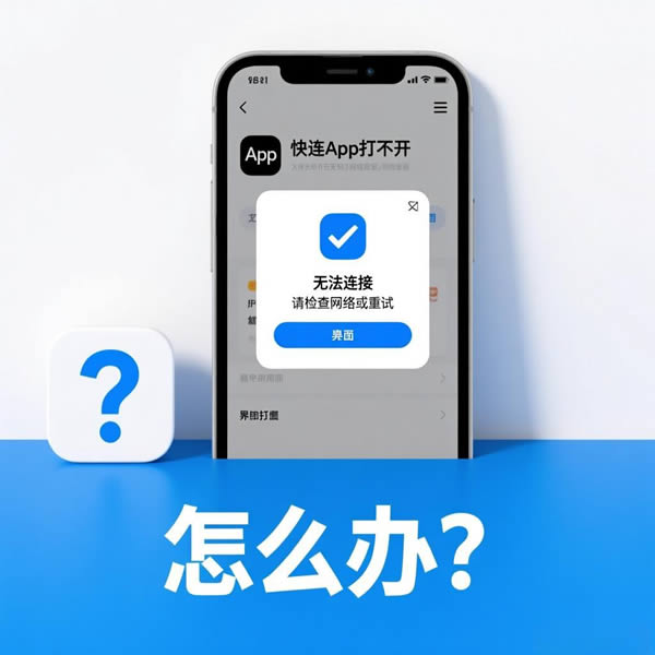 快连app打不开怎么办？如何修复闪退？